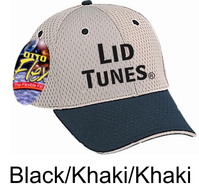 Lid Tunes Black Khaki Khaki Cap